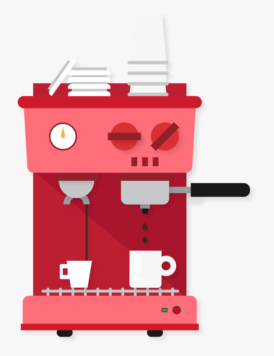 Coffee Instant Espresso Latte Machine Cafe - Coffee, Transparent Clipart