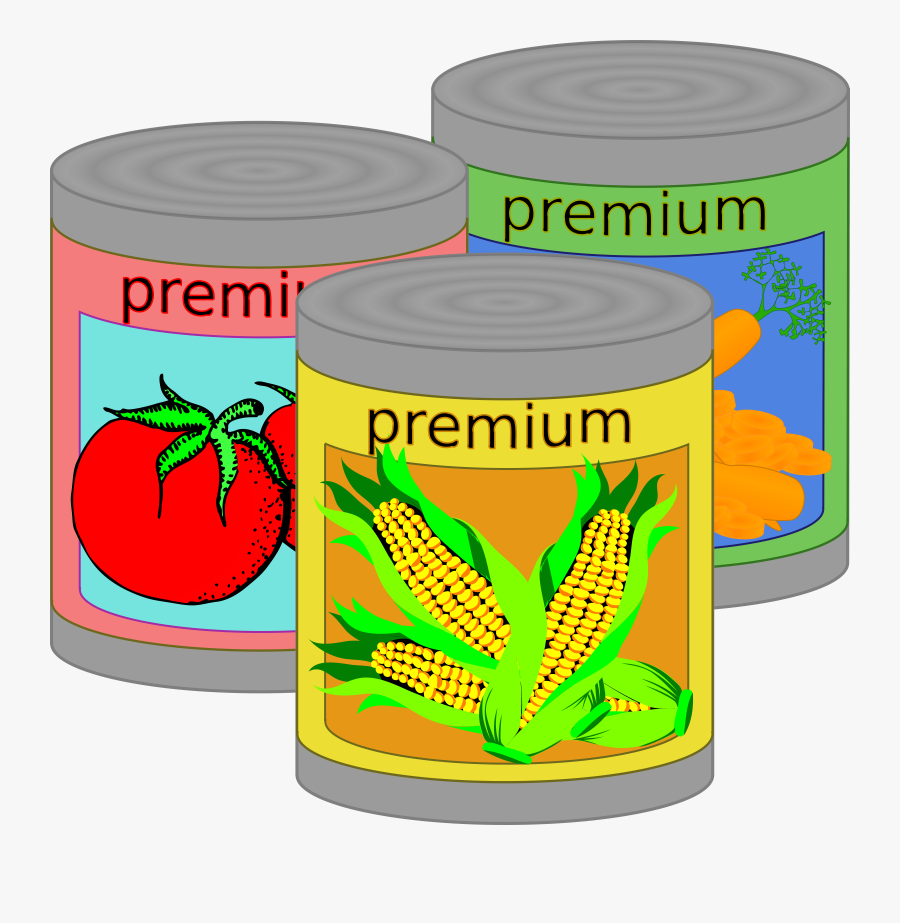 Thumb Image - Canned Food Clip Art, Transparent Clipart