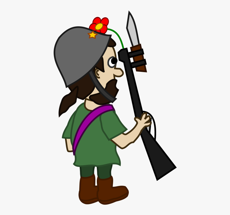 Guy With Ponytail Cartoon, Transparent Clipart