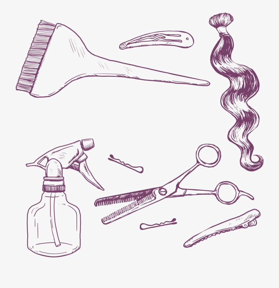 Clip Art Cosmetology Drawing - Cosmetology Drawing, Transparent Clipart