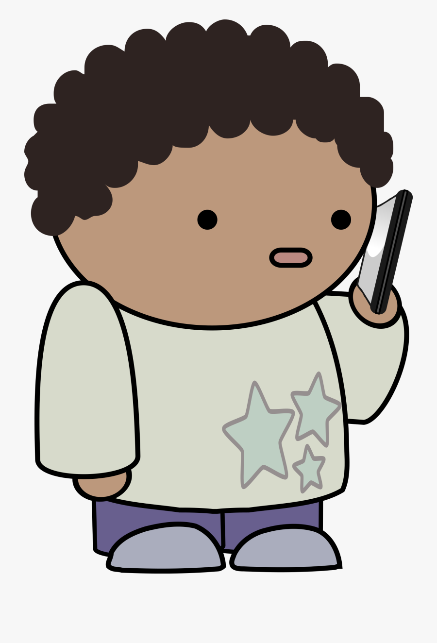 Big Image Png - Clipart Talking On The Phone, Transparent Clipart