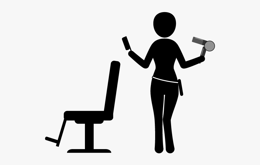 Stylist Clipart Beauty Salon - 美容 室 イラスト フリー, Transparent Clipart