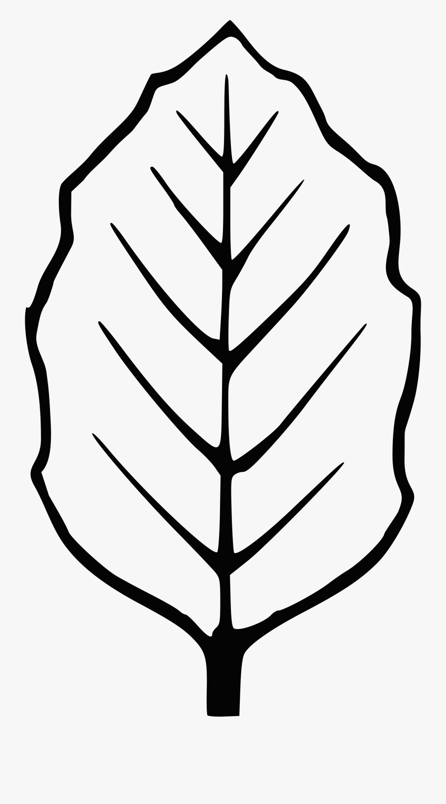Wunderbar Svg Vorlagen Zeitgenössisch - Leaf Outline Clipart, Transparent Clipart