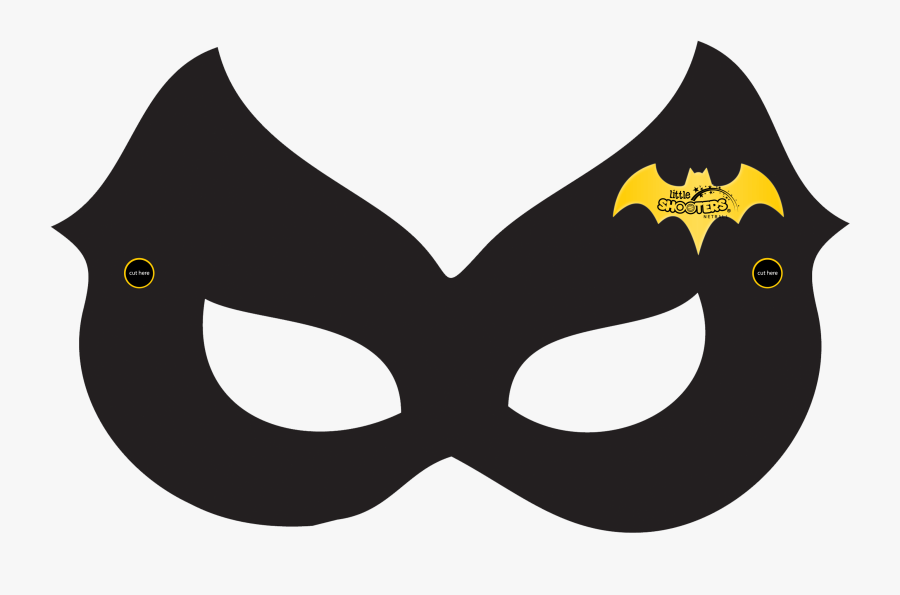 Masks Clipart Batgirl - Batgirl Mask Cut Out, Transparent Clipart