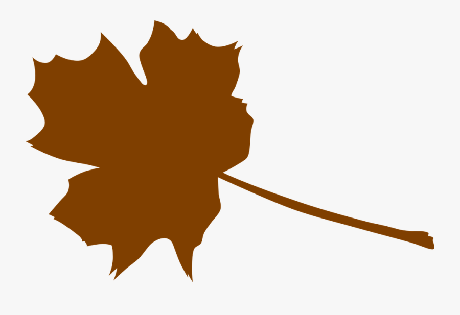 Foliage Clipart Brown Leaf - Brown Maple Leaf Clipart, Transparent Clipart