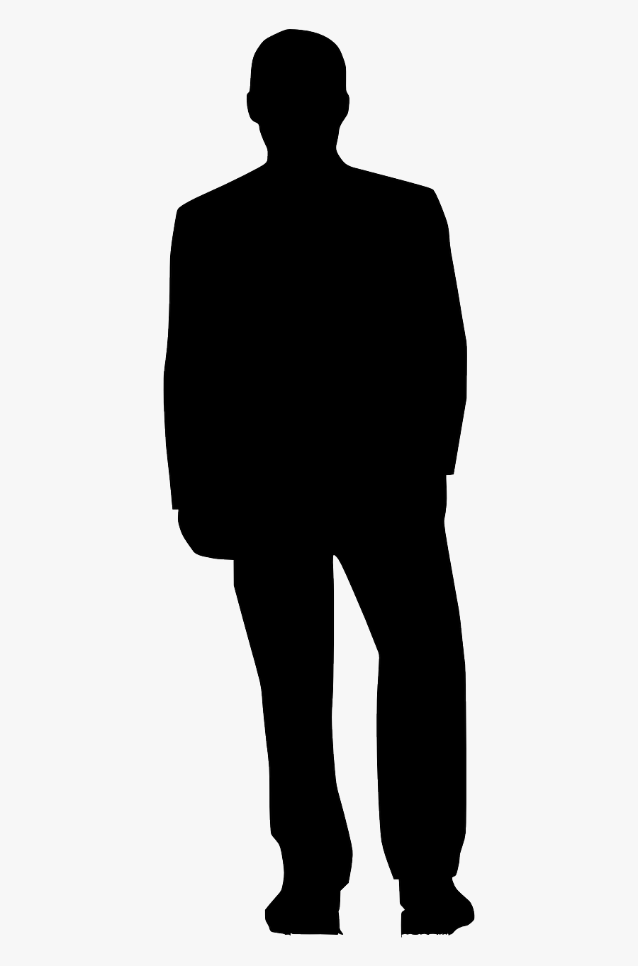 Silhouette People Standing - People Silhouette Back Png, Transparent Clipart