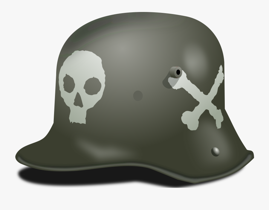 German Stormtrooper Helmet Ww1 - German Helmet Ww1 Png, Transparent Clipart