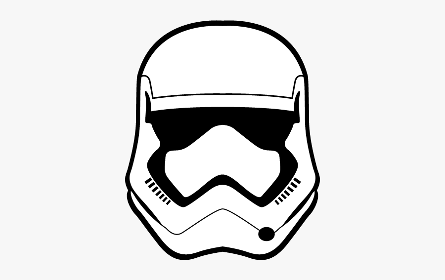Stormtrooper Helmet Transparent Png Clipart Free Download - First Order Stormtrooper Helmet Drawing, Transparent Clipart
