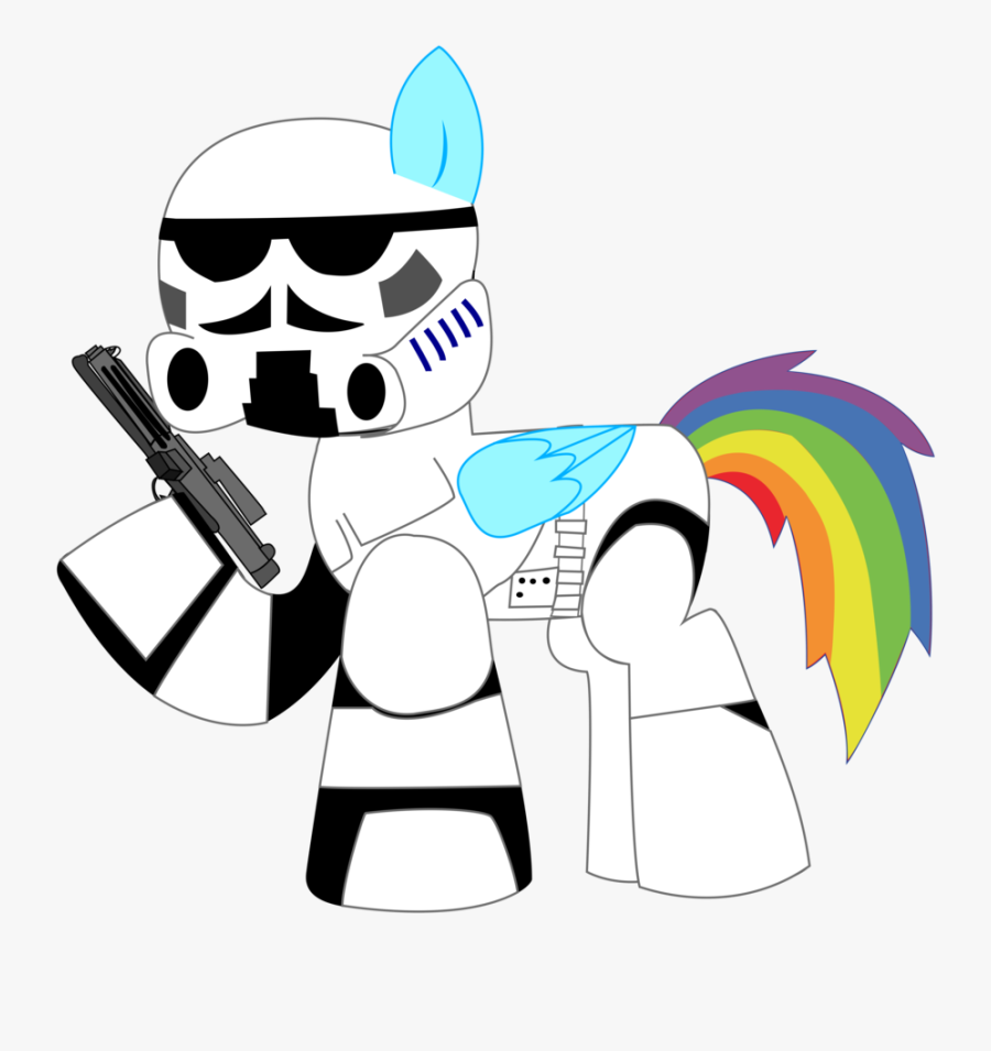 Transparent Storm Trooper Clipart - Mlp Star Wars Storm Troopers, Transparent Clipart