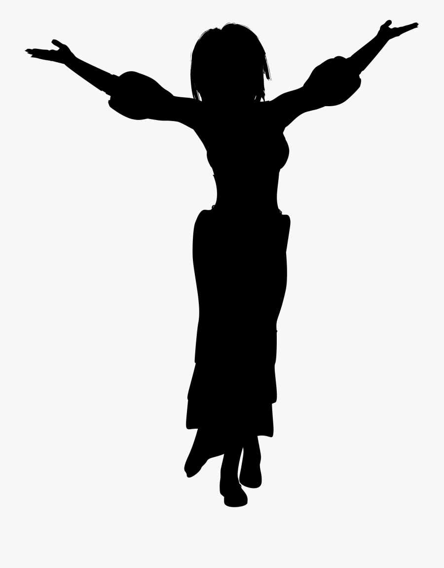 Transparent Black Woman Silhouette Png - Clip Art, Transparent Clipart