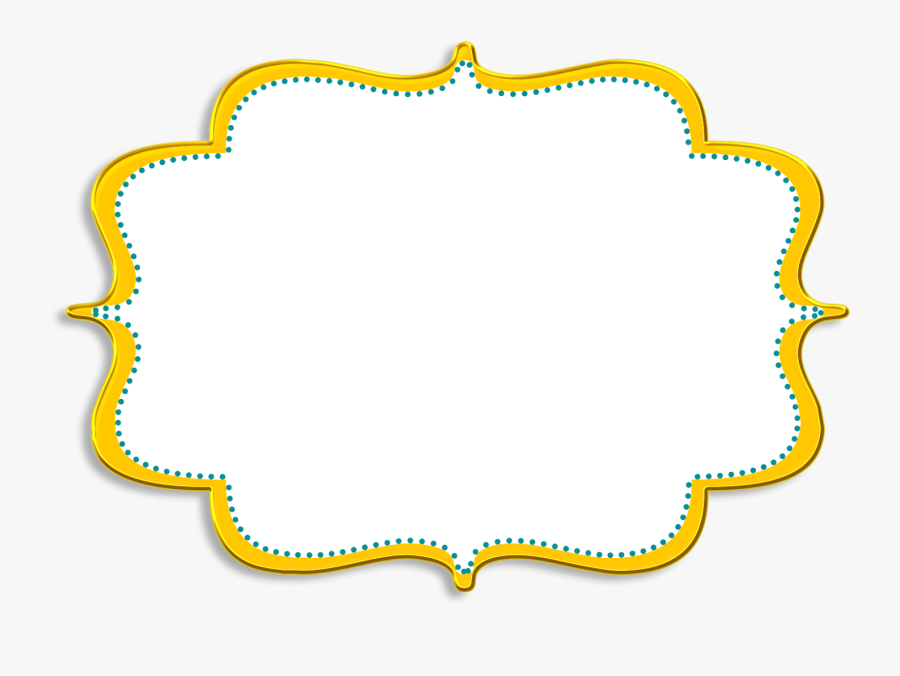 Cute Elephant Silhouette Clip Art Download - Frame Com Dourado Png, Transparent Clipart