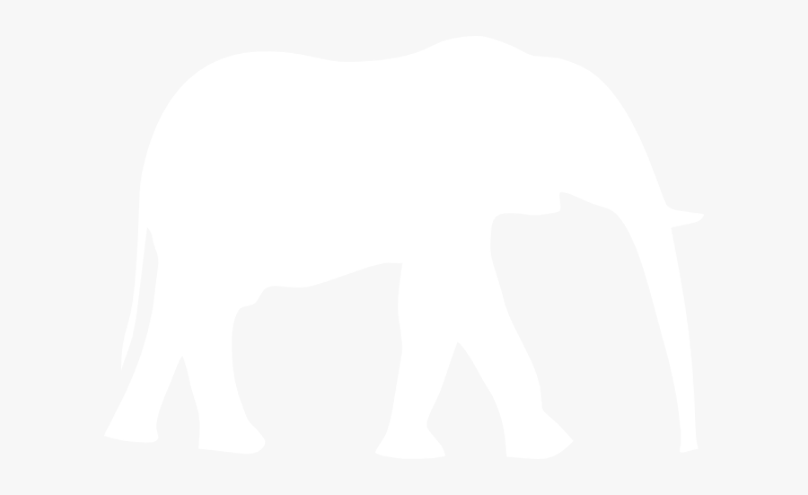 Transparent Burj Khalifa Png - White Elephant Silhouette Png, Transparent Clipart