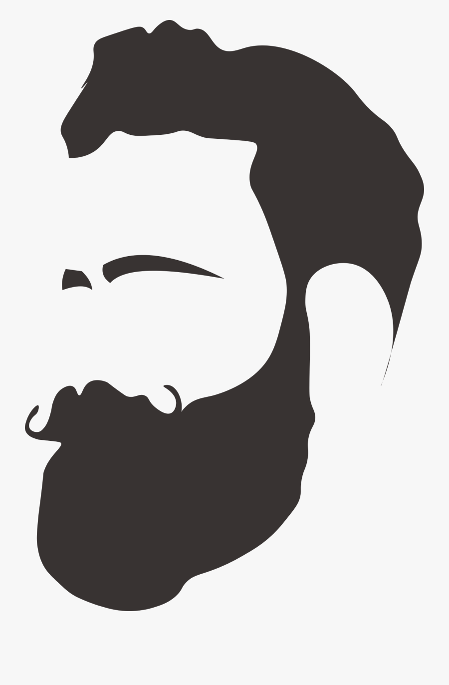 Beard Man Icon Png, Transparent Clipart