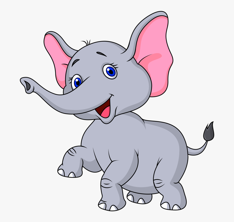 Elephant Cartoon, Transparent Clipart