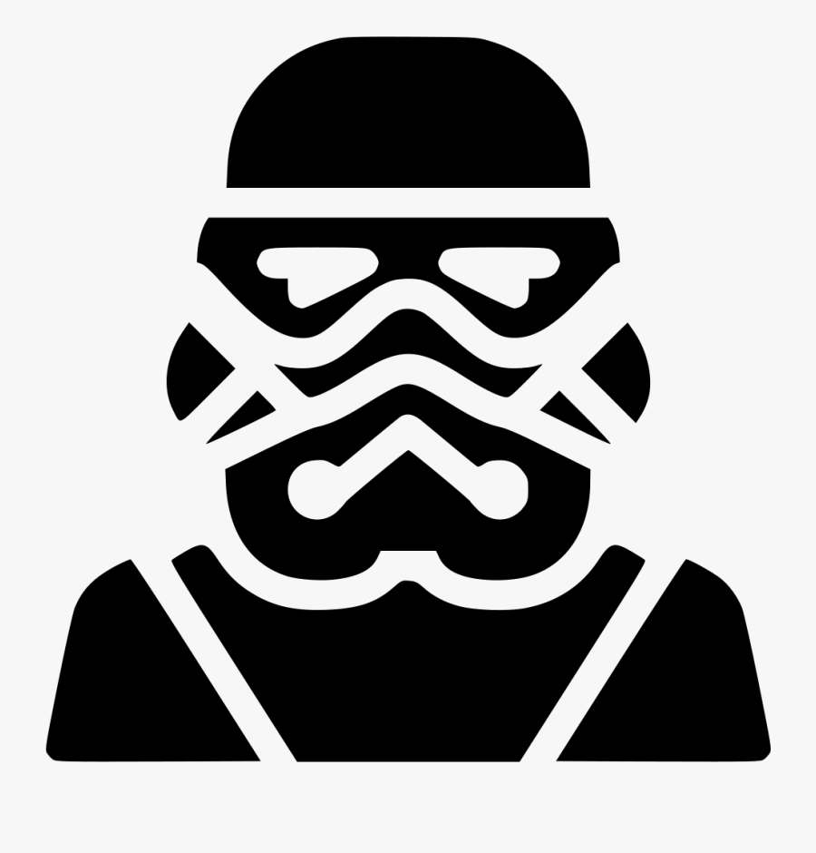 Transparent Stormtrooper Icon Png - Illustration, Transparent Clipart