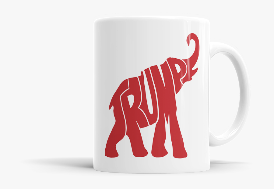 Clip Art Royalty Free Trump Svg Elephant - Coffee Cup, Transparent Clipart