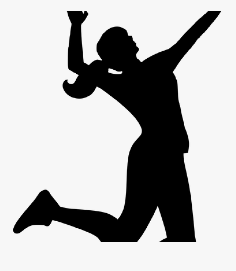 Fire Clipart Volleyball - Transparent Volleyball Silhouette, Transparent Clipart