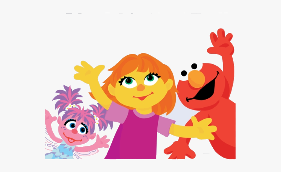 Elmo Larger Clipart Sesame Street New Character Hd - Sesame Street Julia Autism Elmo, Transparent Clipart