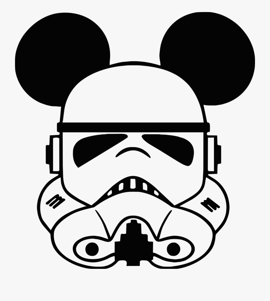 Transparent Star Wars Stormtrooper Clipart - Black And White Stormtroopers, Transparent Clipart