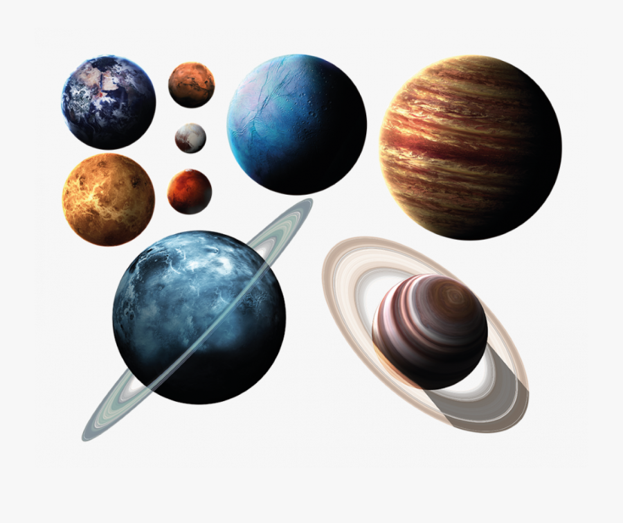 Graphic Freeuse Muursticker Planeet Kopen Set - Solar System Planets Png, Transparent Clipart