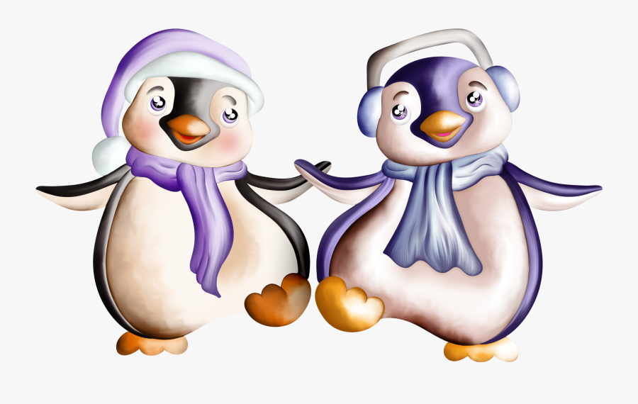 Winter Wonderland Penguin Polar Bear Snowflake Clipart - Transparent Background Pingouin Png, Transparent Clipart