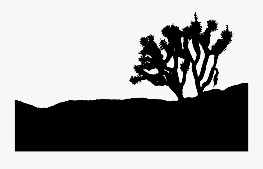 Joshua Tree Silhouette Clip Arts - Joshua Tree Free Vector, Transparent Clipart