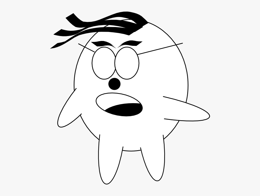 Wavy Hair Character Svg Clip Arts - Emotion, Transparent Clipart