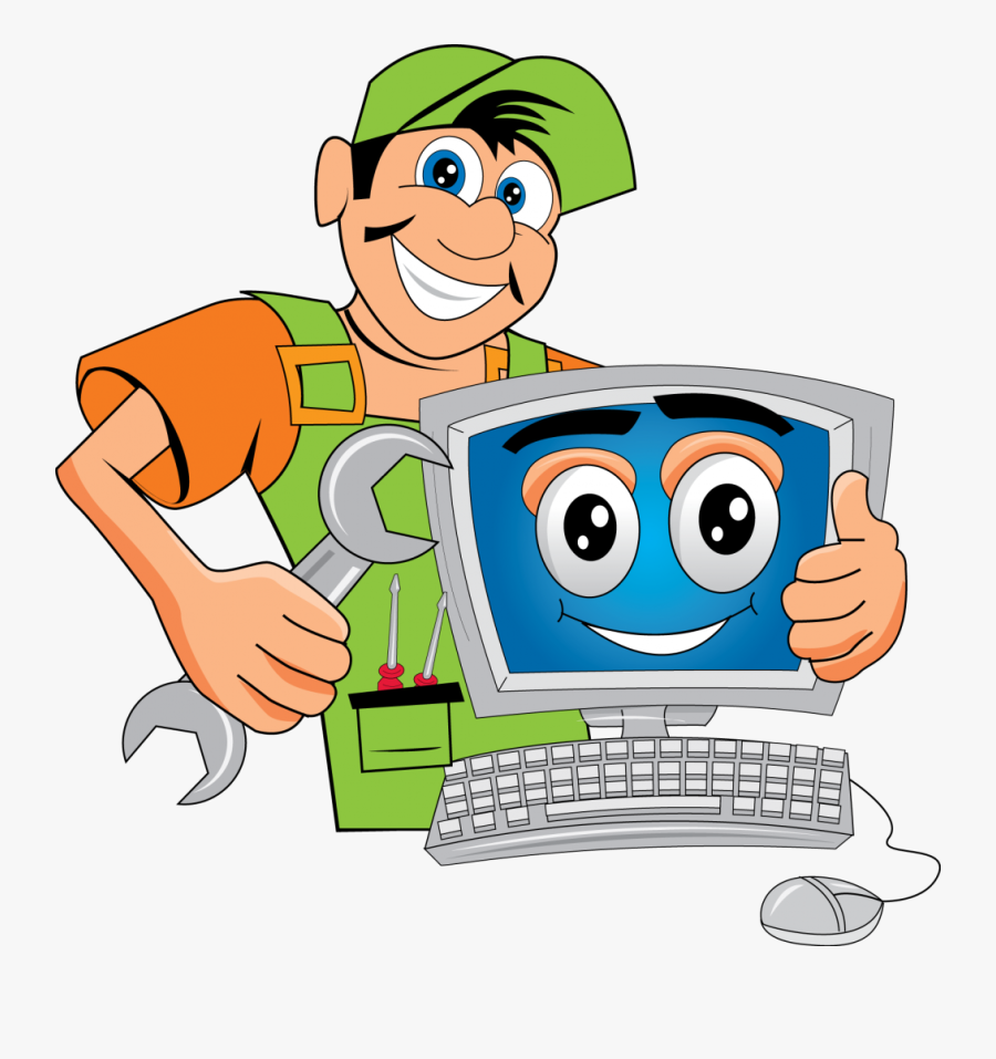 Computer Repair Technician Installation Personal Icon - Technician Computer Clip Art, Transparent Clipart