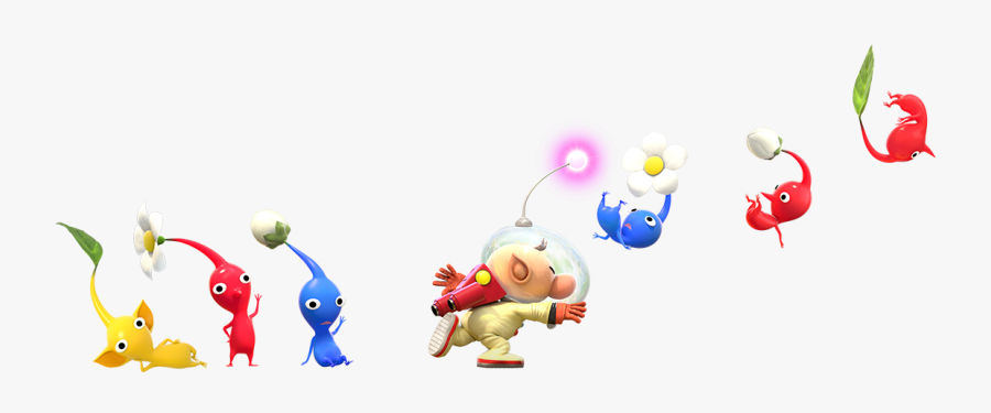 Captain Olimar Pikmin Character Art - Hey Pikmin Pikmin Types, Transparent Clipart