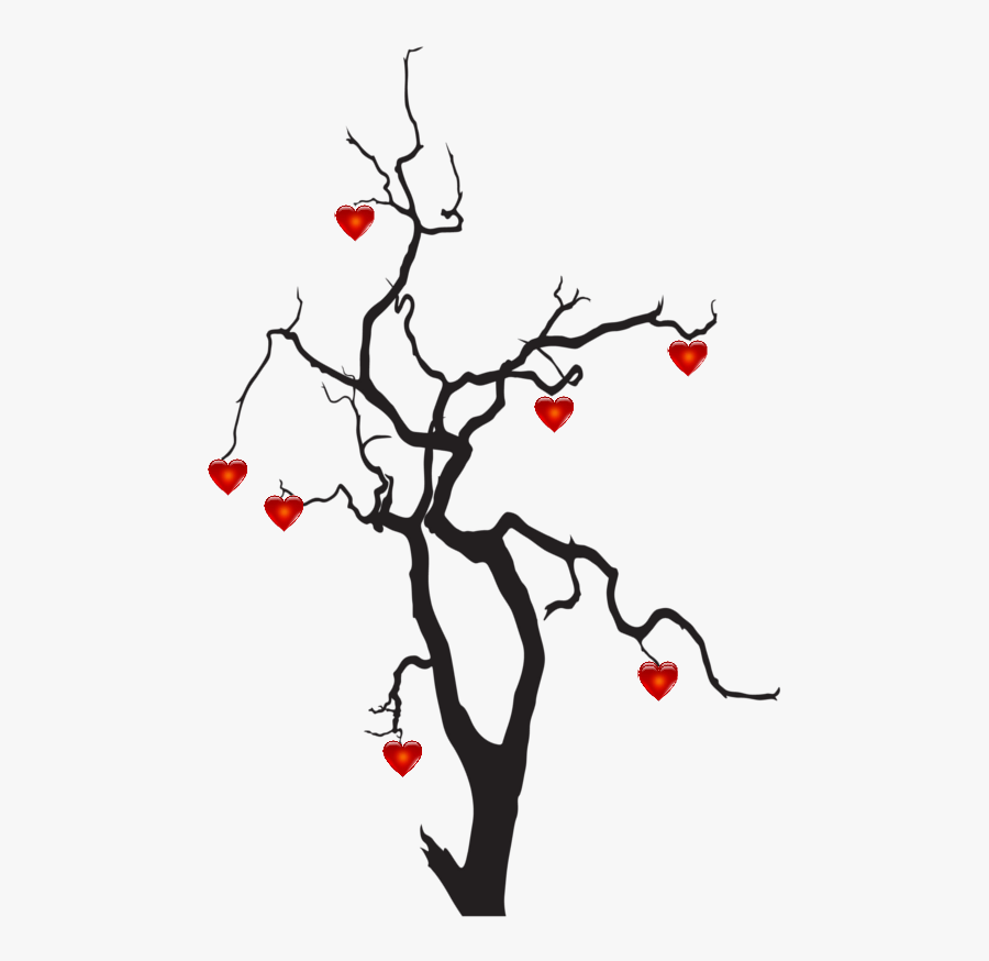 Owl In Tree Silhouette Clip Art - Spooky Tree Silhouette, Transparent Clipart