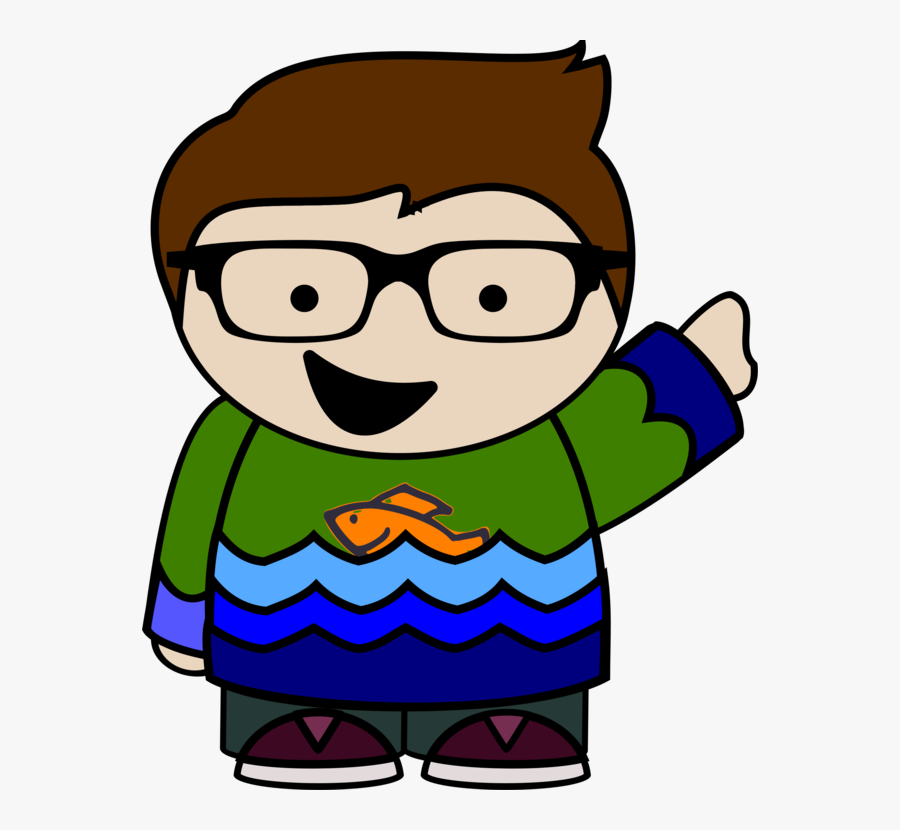 Human Behavior,cheek,fictional Character - Clipart Boy With Glasses, Transparent Clipart