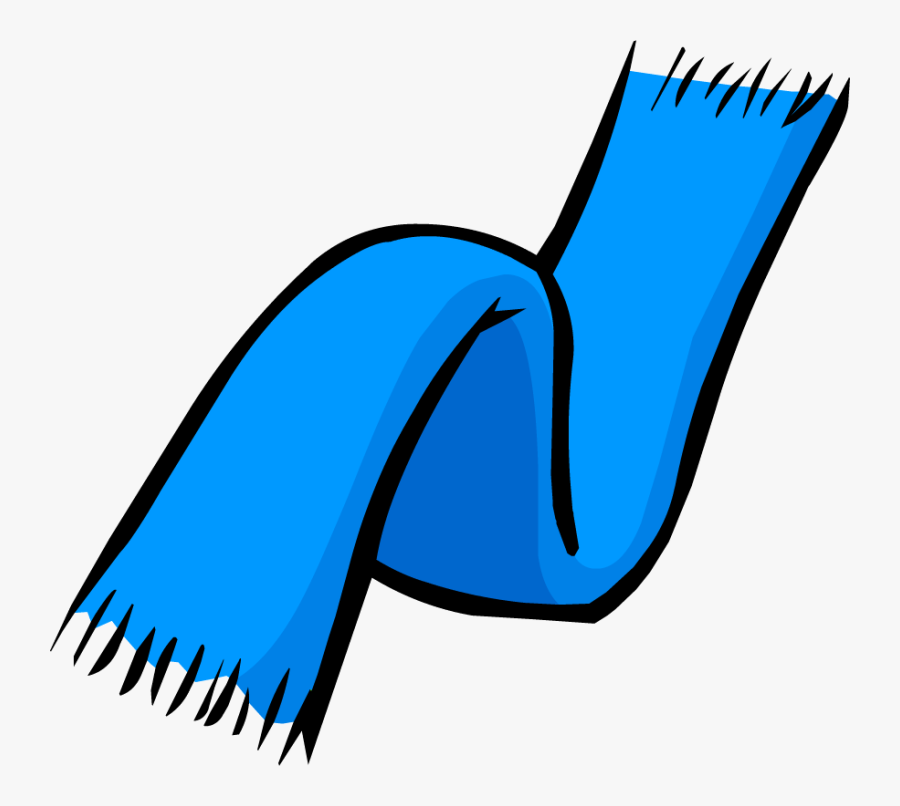 Pin Winter Scarf Clipart - Blue Scarf Clipart, Transparent Clipart