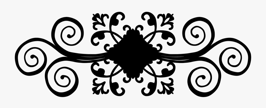 Clipart Flourishes Vintage Flourish - Victorian Era Patterns, Transparent Clipart