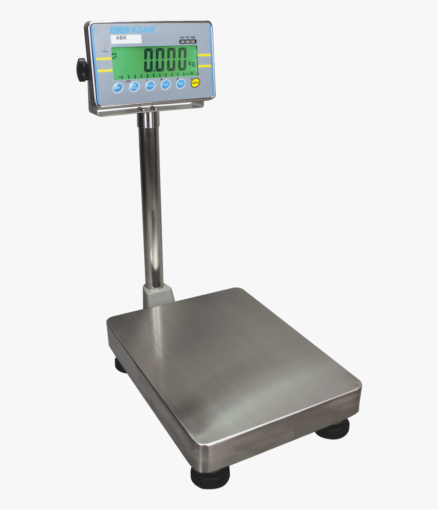 Abk Bench Weighing Scales - Weighing Scale, Transparent Clipart