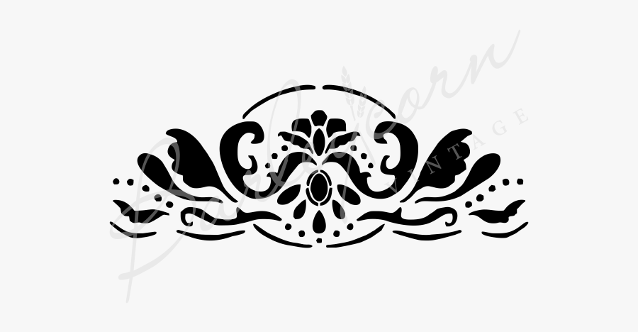 Flourishes Clipart Victorian - Illustration, Transparent Clipart