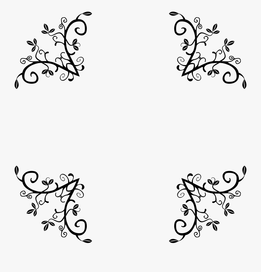 Arvin Flourish Frame Big - Clip Art, Transparent Clipart
