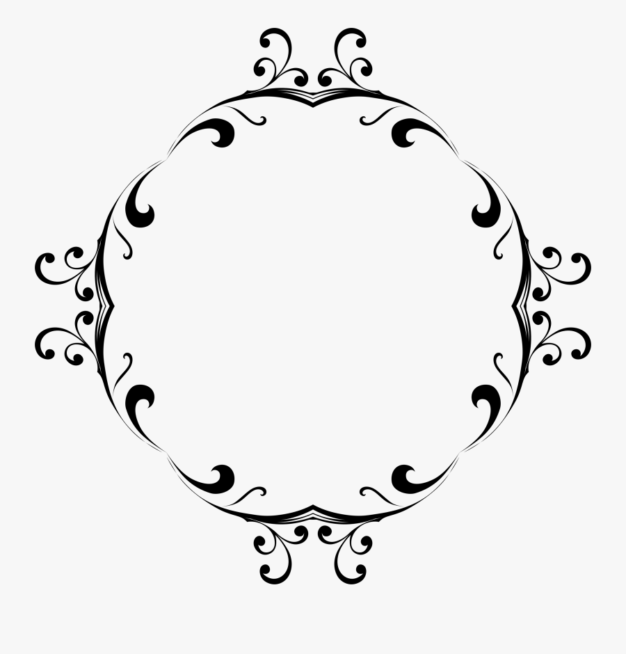 Flourishes Clipart Long - Clip Art, Transparent Clipart