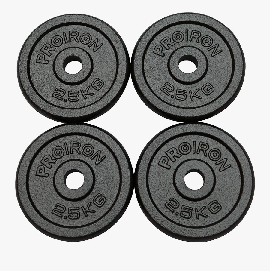 77732 - 2.5 Kg Dumbbell Plate, Transparent Clipart