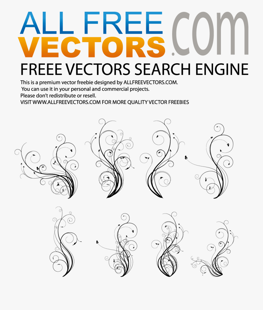 Transparent Flourishes Png - Vector Flourishes, Transparent Clipart