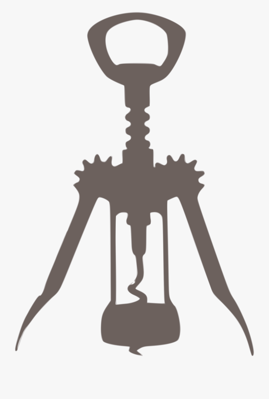 Silhouette Objet - Corkscrew Clipart, Transparent Clipart