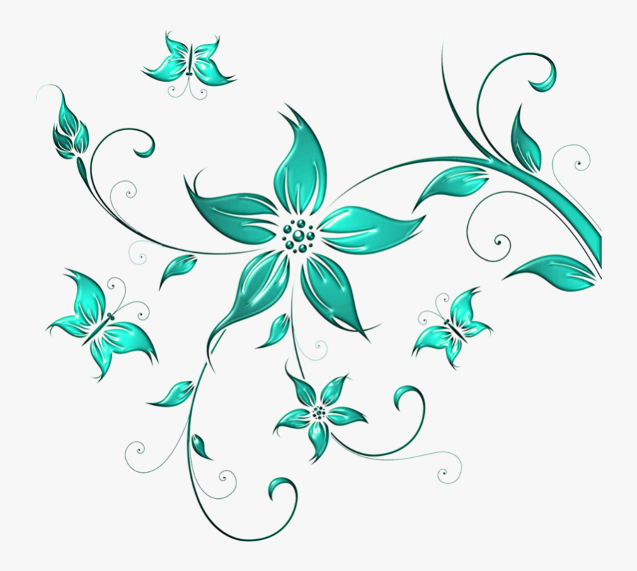 Butterfly Flower With Background, Transparent Clipart
