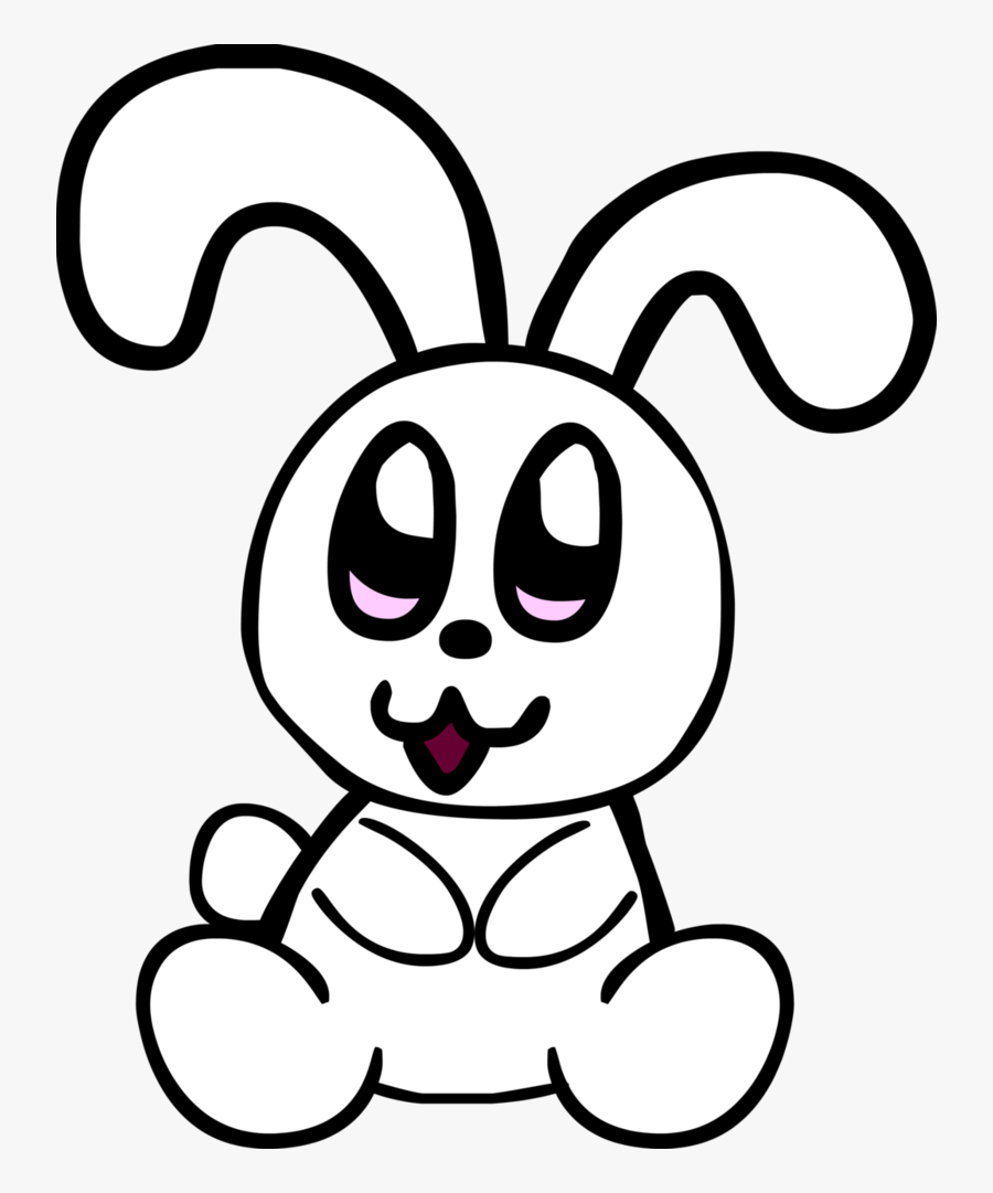 A Cute Bunny Rabbit By Darlaltonthebearcat On - Cartoon, Transparent Clipart