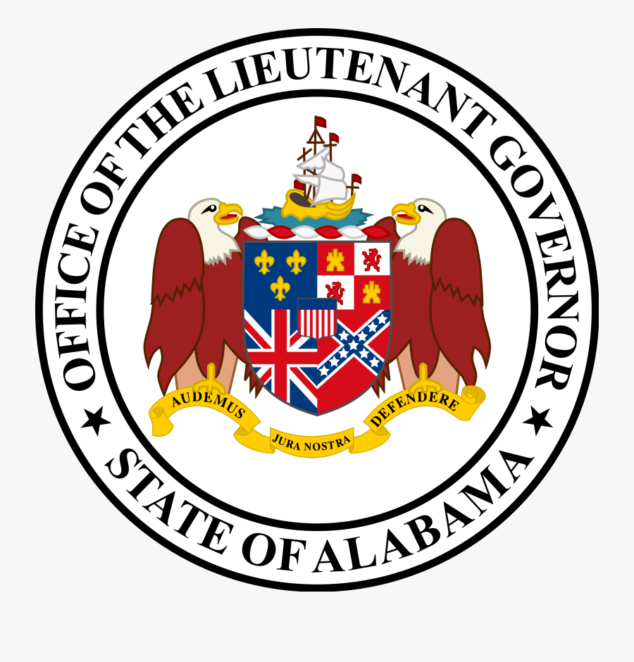 Seal Of The Governor Of Alabama - Alabama Coat Of Arms, Transparent Clipart