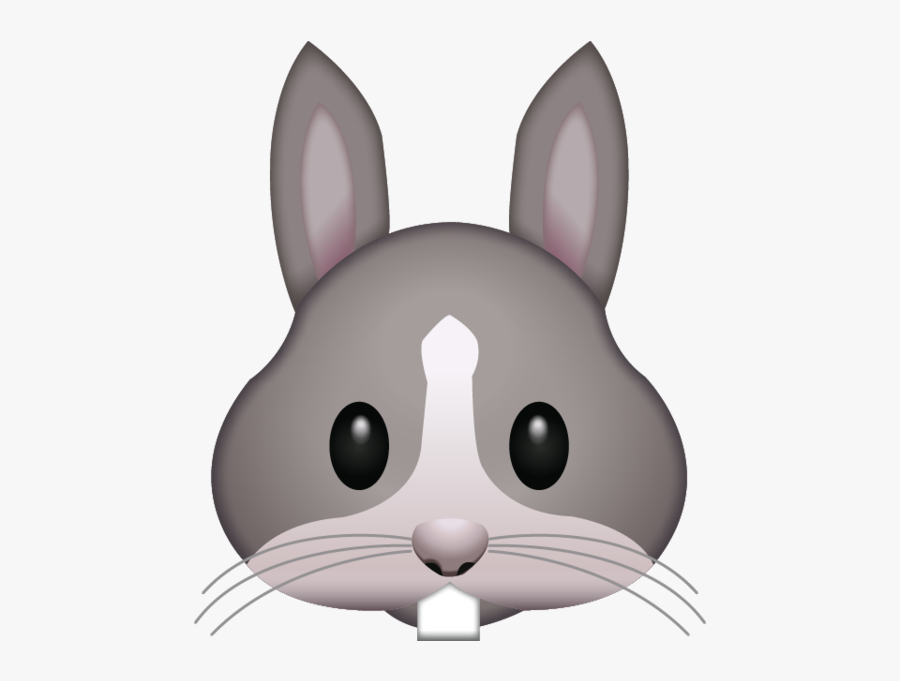 Clip Art Download Rabbit Face Emoji - Bunny Emoji , Free Transparent Clipar...