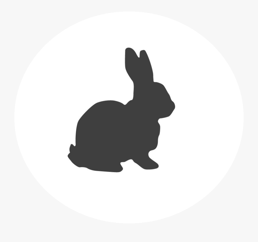 Clip Art Rabbit Silhouette Vector Graphics Portable - Rabbit Icon, Transparent Clipart
