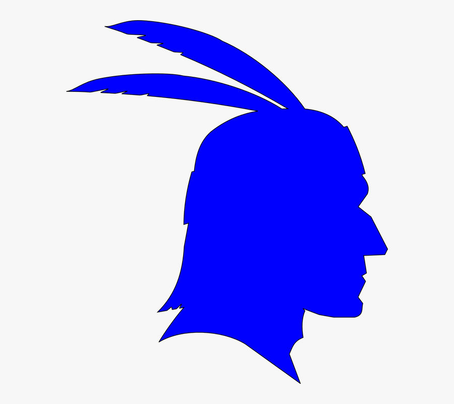 Alabama Clipart Native - Native American Head Silhouette, Transparent Clipart