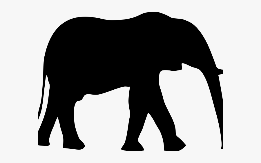 Asian Elephant Clipart Alabama Elephant - Safari Animal Clipart Black, Transparent Clipart