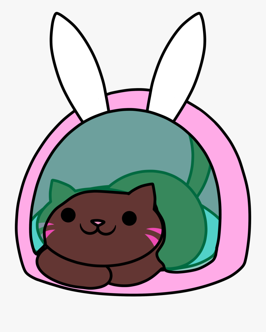 Bunny Feet And Head Clipart - Clip Art, Transparent Clipart