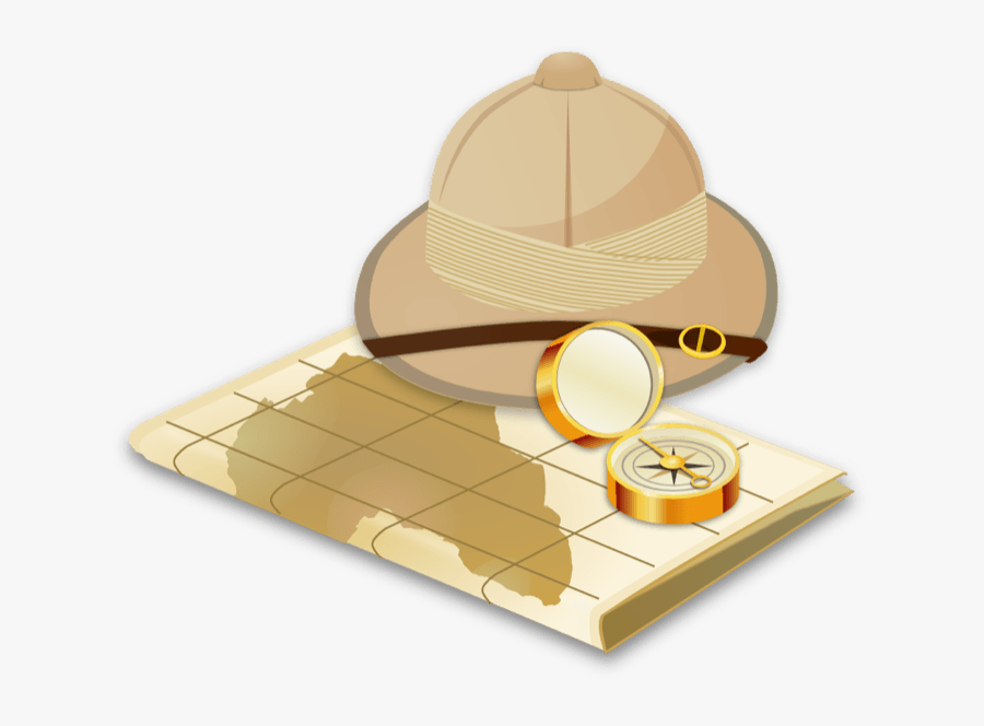Hat Safari Animals Clipart - African Safari Safari Clipart, Transparent Clipart
