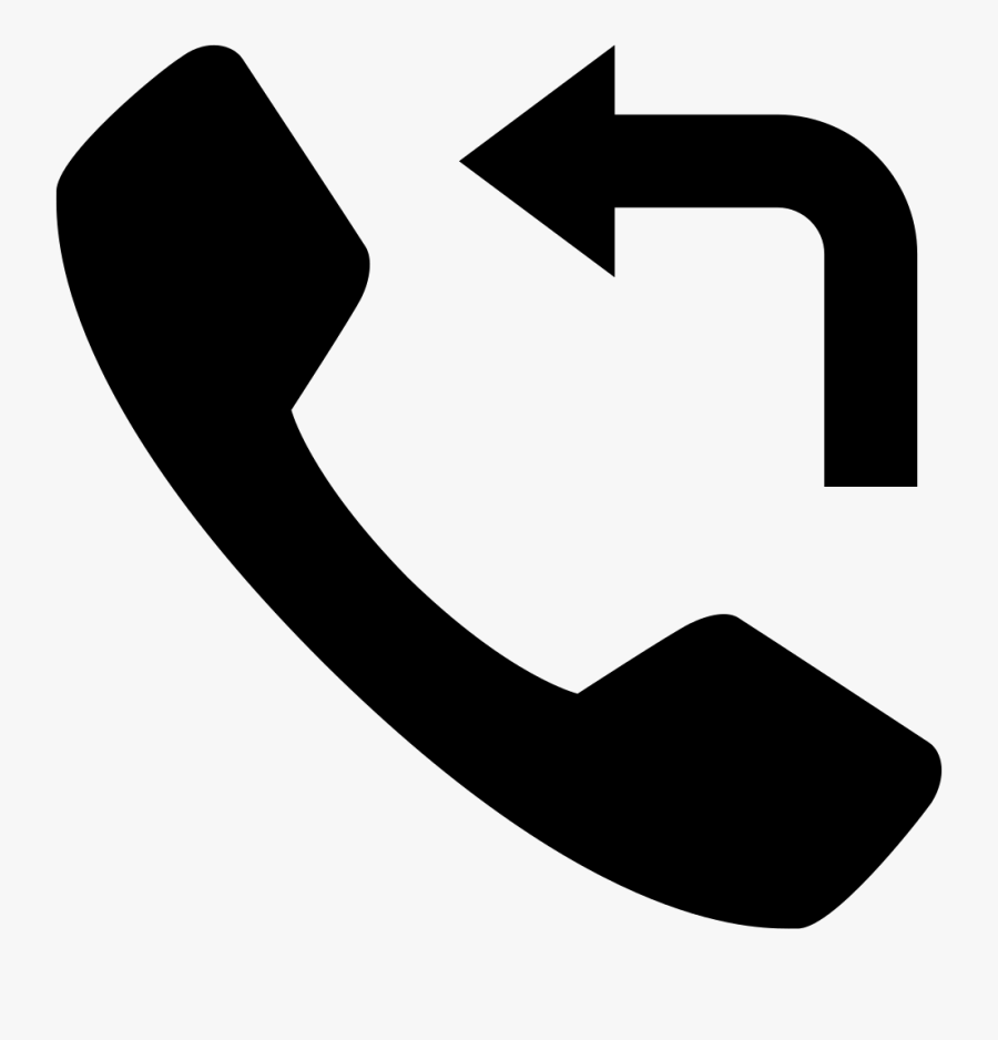 Call Back Icon Black, Transparent Clipart